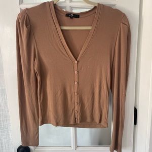 sexy v neck top seven brand